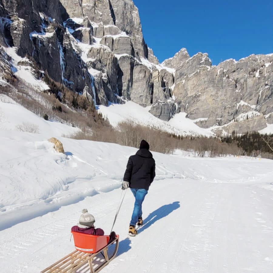 Luge loèche les bains